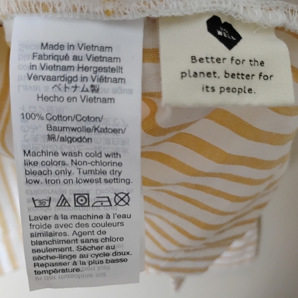 Madewell Boxy Workwear Shirt S Cotton Stripe Button Down Minimalist - Picture 8 of 8